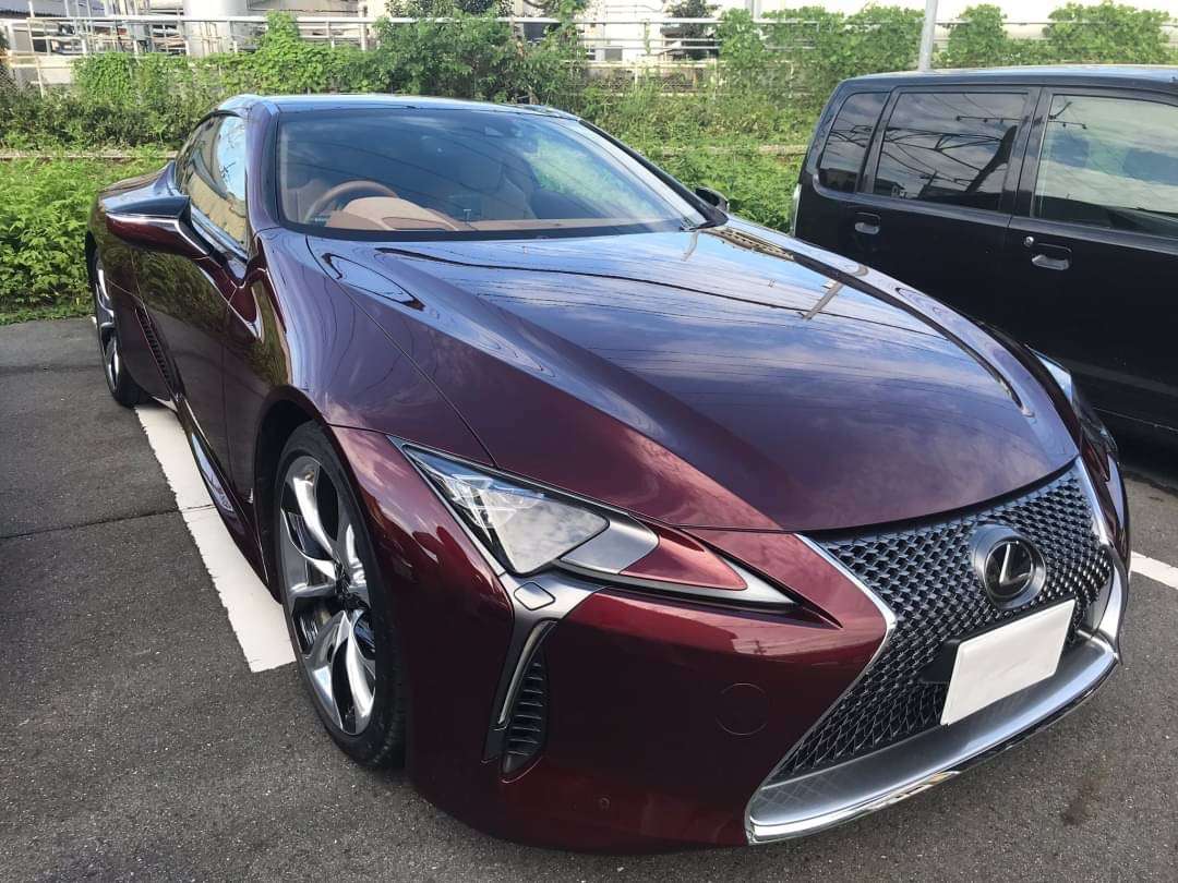 レクサス LS 左右フロントバンパーの修理(板金塗装)